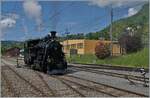 The BFD HG 3/4 No. 3 of the Blonay Chamby Railway has arrived in Blonay with its steam train and is now shunting to take over the train for the return journey to Chaulin.

May 11, 2025