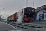 The SEG G 2x 2/2 105 by the Blonay Chamby Railway is waiting in Blonay his departure with the Riviera Belle Epoque Service to Vevey. 

27.10.2024
