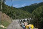Construction work has begun and is urgently needed, as the mountain is pushing from the Blonay side toward Chamby. This will deform the viaduct and subsequently degrade it.

August 13, 2023