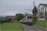 Les chemin de fer disparus - The Vanished Railways (LLB 1915-1967) The Leuk Leukerbad Bahn (LLB) railcar ABFe 2/4 No. 10 of the Blonay Chamby Railway on the way to Chaulin by Blonay.

13.09.2025