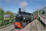 Les chemin de fer disparus - The Vanished Railways (Zell - Todtnau 1889 1967) - The SEG G 2x 2/2 105 of the Blonay - Chamby Railway is leaving the Chamby Station on the way to Chaulin.

14.09.2025