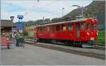 The RhB ABe 4/4 I 35 by the Blonay-Chamby Bahn on the overlast saison week-end in Blonay by his shuting in Blonay. 19.10.2025 The RhB ABe 4/4 I 35 by the Blonay-Chamby Bahn on the overlast saison week-end in Blonay by his shuting in Blonay. 19.10.2025