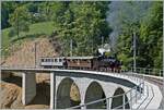 Swiss Steam Festival 2025 - The SEG G 2x 2/2 105 hauls a steam train from Blonay to Chaulin on the Baye de Clarens Viaduct.

June 8, 2025