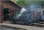 Quietly steaming along, the LEB G 3/3 No. 5 of the Blonay Chamby Railway waits in Chaulin. The G 3/3 was built in Graffenstaden in 1890.

May 22, 2021