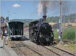 The BFD HG 3/4 No. 3 of the Blonay Chamby Railway is shunting in Blonay to later pull its steam train to Chamby.

May 9, 2026