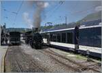 The BFD HG 3/4 No. 3 is shunting in Blonay to couple to its train (left in the picture) for the return journey to Chaulin.

June 7, 2026