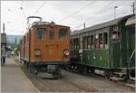 The magnificent RhB Bernina Railway Ge 4/4 81 of the Blonay Chamby Railway is standing on the platform in Blonay and will subsequently take over its train on the right side of the image.

June 8, 2025