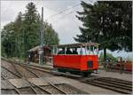 The Dm 2/2 No. 3 Biniou of the Blonay Chamby Railway is ready to operate and is waiting in Chaulin for departure.

June 15, 2025