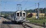 The MOB railcar BCFe 4/4 No. 11 (built in 1905 by SIG / EGA) of the Blonay Chamby Railway is standing in Blonay, waiting for its next deployment.

May 25, 2026