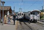 The MOB railcar BCFe 4/4 No. 11 (built in 1905 by SIG / EGA) of the Blonay Chamby Railway has taken over its train and is waiting for the imminent departure clearance for the journey to Chaulin.

May 25, 2026