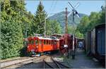 Swiss Steam Festival / Swiss Steam Festival 2026 - the Bernina Railway RhB ABe 4/4 I No. 35 of the Blonay Chamby Railway reaches its destination Chaulin with its museum train coming from Blonay.

May 25, 2026