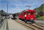 The Rhb Bernina Railway Abe 4/4 No. 35 of the Blonay Chamby Railway is shunting in Blonay.

August 23, 2026