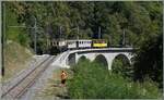 Railway adventures of the Bernese Oberland - the MOB FZe 6/6 2002 of the Blonay Chamby Railway is on its way to Blonay and is leaving the Baye de Clarens Viaduct.

September 6, 2026