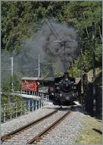 The railway adventure of the Bernese Oberland - Off-topic, since the JS G 3/3 No. 6 is still under revision and the railways of the Bernese Oberland region were electrified early on, steam operation also took place, and how! After steam operation was prohibited during the summer due to forest fire risk, the HG 3/4 No. 3 of the Blonay Chamby Railway now shows with a magnificent steam plume what was long thought impossible. The HG 3/4 3 is in the Baye de Clarens gorge on the way from Blonay to Chaulin.

September 6, 2026