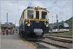 The railway adventure of the Bernese Oberland - the MOB FZe 6/6 2002 is waiting in Blonay to depart with its Riviera Belle Epoque train to Montreux.

September 5, 2026