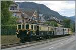 The railway adventure of the Bernese Oberland - The MOB FZe 6/6 2002 of the Blonay Chamby Railway has arrived in Blonay and is now preparing the Riviera Belle Epoque train for the journey to Montreux. September 5, 2026