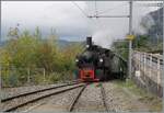 The Blonay–Chamby Railway’s SEG G 2x 2/2 105 locomotive arrives at Chamby station with its steam train. After a brief stop, the train will continue on toward Chaulin.

Oct 17, 2026