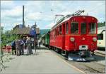 The RhB Bernina ABe 4/4 35 by the Blonay Chamby Railways.