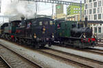On 25 May 2019 JS-35 flanks SLM-1 at Brugg AG duri8ng an Open Weekend of the Verein Mikado 1244.
