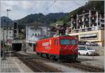 Change of the locomotives by the Glacier Express in Disentis: The MGB HGe 4/4 II N° 4 will now taking the Glacier-Express.

16.09.2020