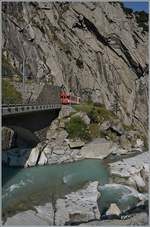 A MGB Deh 4/4 with a local train on the way from Göschenen to Andermatt on the way-out of the Schönenschlucht. 

13.09.2020