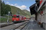 The MGB Deh 4/4 23 is arriving with his local service from Disentis to Andermatt at the Serdrun Station.

16.09.2020