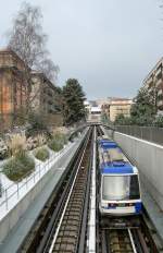 The  m2  between Dlices and Grancy with a train goes to Croisettes. 18.12.2009