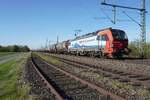 SBBCI 193 475 hauls a tank train near Diepholz on 23 April 2026.
