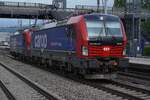 SBB Cargo 193 072 hauls a sister loco through Rotkreuz on 15 May 2026.