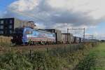 On 15 October 2021 SBBCI 193 530 hauls the diverted GTS container train through Tilburg Reeshof.