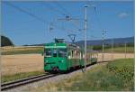 A BAM local train on th way to Bière near Chardonnay-Château.