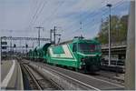 The BAM MBC Ge 4/4 21 with a Cargo Train in Morges.
11.04.2017