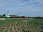 The BAM Ge 4/4 22 with a Cargo train near Reverolle.
17.10.2017