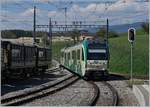 The BAM local trin 126 to Morges is arriving at Apples.