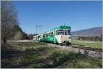 A BAM MBC local train on the way from Biere to Morges between Biere and Ballens. 

05.04.2023