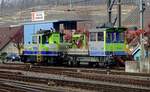 BLS loco traktor (as the Swiss call it) 235 081 is stabled at Spiez on 1 January 2020.