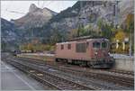 The BLS Re 4/4 184 in Kandersteg.