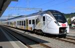 BLS 528 110 calls at Konolfingen on 18 May 2025.