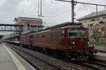 Very rapidly declining are the ranks of BLS Re 4/4II and freights are no longer hauled by these once ubiquitious machines.