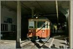 A BLM local Train is ready to toe departure to Mrren in the Grtschalp Station.