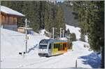 The new BLM railcar Be 4/6 102  Jungfrau  has left Winteregg station and is on its way to Grütschalp.

February 18, 2025