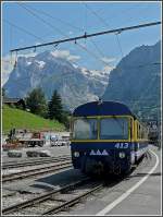 BOB ABt 413 taken together with the Wetterhorn at Grindelwald on July 30th, 2008.