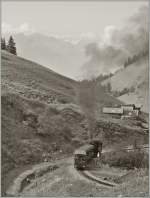 A old fasion BRB Steamer Train near the  Chuemad . 30.08.2013