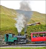 . The coal fired BRB engine N 6 photographed in Oberstafel on September 28th, 2013.