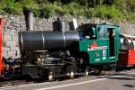 BRB 14 (Town Brienz) a fuel oil-fired,  at the station of the BRB 01.10.2011 ready for departure.