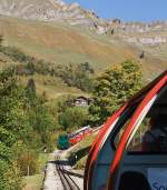 01.10.2011 (Brienz): It goes from the Planalb on to Brienz Rothorn up.