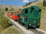 A new steamer on the beautiful BRB line to the Brienzer Rohthor by Planalp. 
01.10.2011