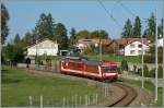 CJ local train by Les Breuleux.