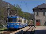 The SSIF ABe 8/8 23  Ossola  on the way to Re in Trontano. 
14.04.2014 
