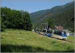 The  Treno Panoramico  D 47 P between Gagnone-Oresco and Druogno. 
10.06.2014